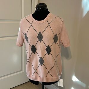 🆕 BASLER Horst Basler Argyle Sweater Top